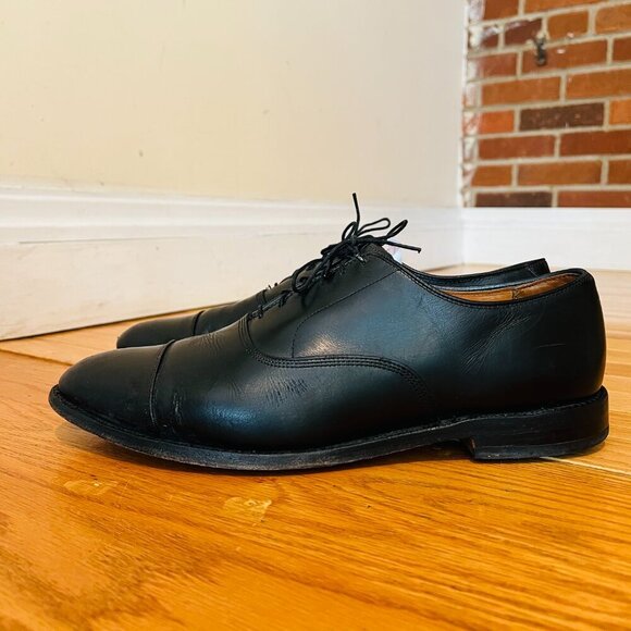Allen Edmonds Park Avenue Cap Toe Black Lace-Up Oxfords Size 12 D - Picture 3 of 16